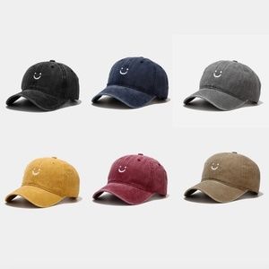 Smiley Embroidered Baseball Hat - Spread Happiness Hat